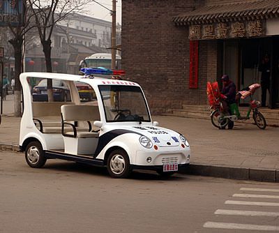 Chinese Police Car / Golf Cart